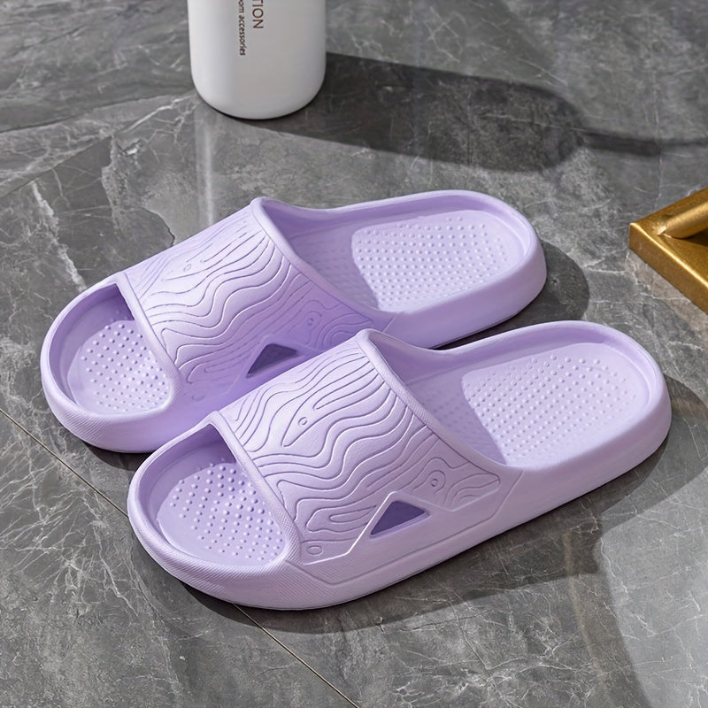 Fashion Home Women'S Thick Sole Anti-Slip EVA Slippers, Men And Women Casual Slip-On Soft Bottom Slippers, Beach Indoor Outdoor Slippers, Women Shoes