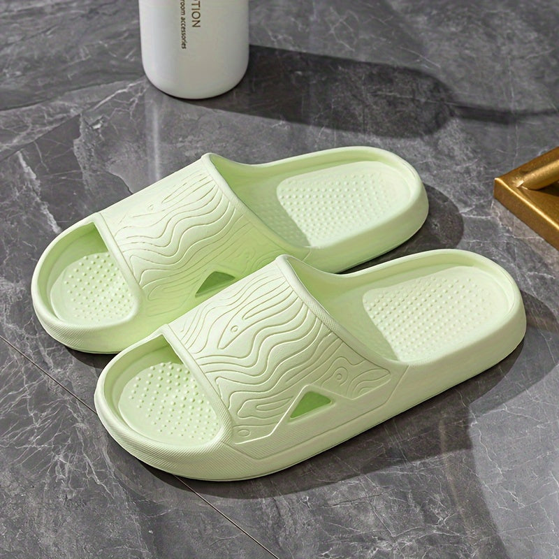 Fashion Home Women'S Thick Sole Anti-Slip EVA Slippers, Men And Women Casual Slip-On Soft Bottom Slippers, Beach Indoor Outdoor Slippers, Women Shoes