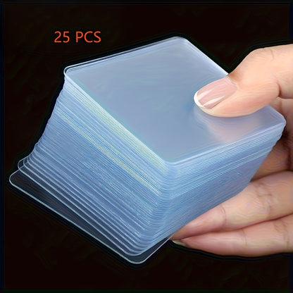 Large Area, Strong And Non-Detachable, No Trimming Required 25pcs Heavy-Duty Nano Double-Sided Tape - Strong Adhesive Removable Film, Suitable for Picture Frames, Hanging Decorations, Carpets, Etc. - for Home And Office Multi-Functional Use