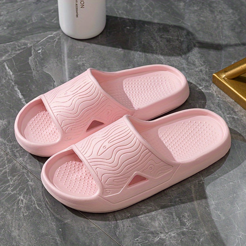Fashion Home Women'S Thick Sole Anti-Slip EVA Slippers, Men And Women Casual Slip-On Soft Bottom Slippers, Beach Indoor Outdoor Slippers, Women Shoes