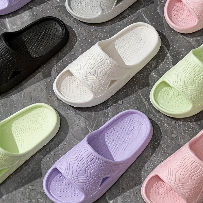 Fashion Home Women'S Thick Sole Anti-Slip EVA Slippers, Men And Women Casual Slip-On Soft Bottom Slippers, Beach Indoor Outdoor Slippers, Women Shoes
