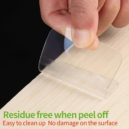 Large Area, Strong And Non-Detachable, No Trimming Required 25pcs Heavy-Duty Nano Double-Sided Tape - Strong Adhesive Removable Film, Suitable for Picture Frames, Hanging Decorations, Carpets, Etc. - for Home And Office Multi-Functional Use