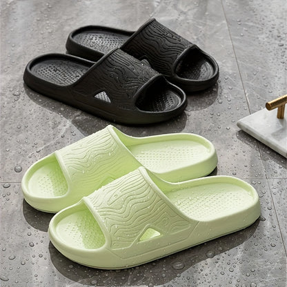 Fashion Home Women'S Thick Sole Anti-Slip EVA Slippers, Men And Women Casual Slip-On Soft Bottom Slippers, Beach Indoor Outdoor Slippers, Women Shoes