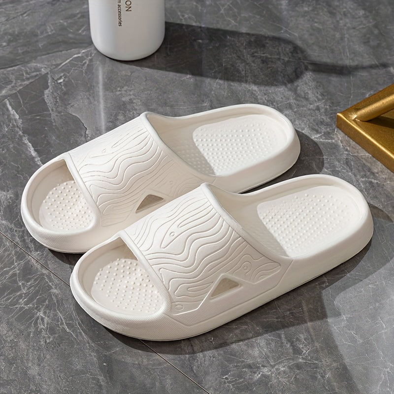 Fashion Home Women'S Thick Sole Anti-Slip EVA Slippers, Men And Women Casual Slip-On Soft Bottom Slippers, Beach Indoor Outdoor Slippers, Women Shoes